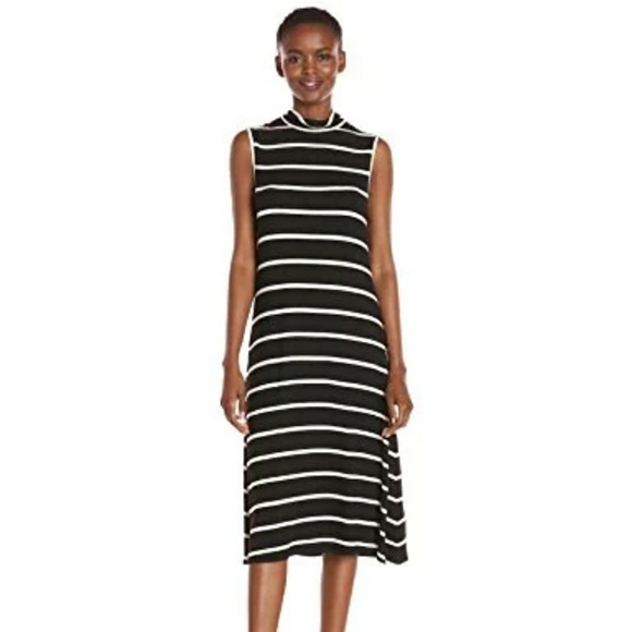 Max Studio Dresses & Skirts - Max Studio black striped cotton dress small